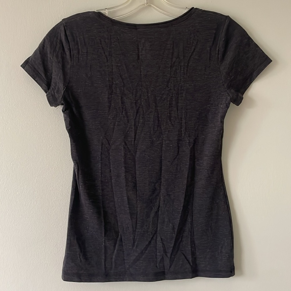 dark grey basic tee alpine design - Picture 3 of 3